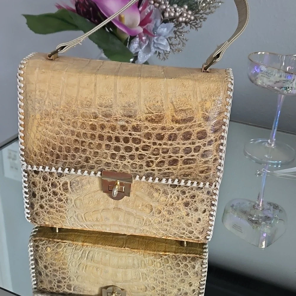 Authentic Genuine Alligator handbag - Picture 4 of 7